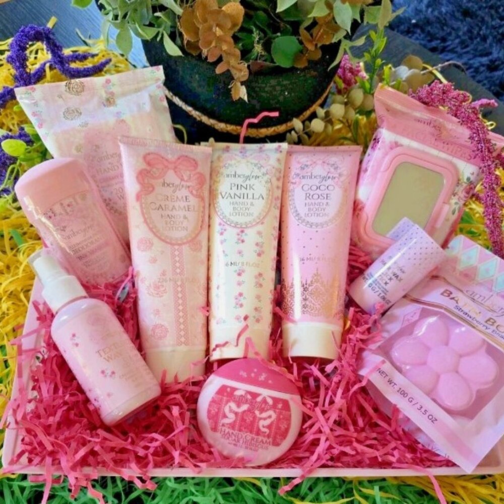 🎀SALE 🎀10 PCS ..Amber Glow Body and Hair Care